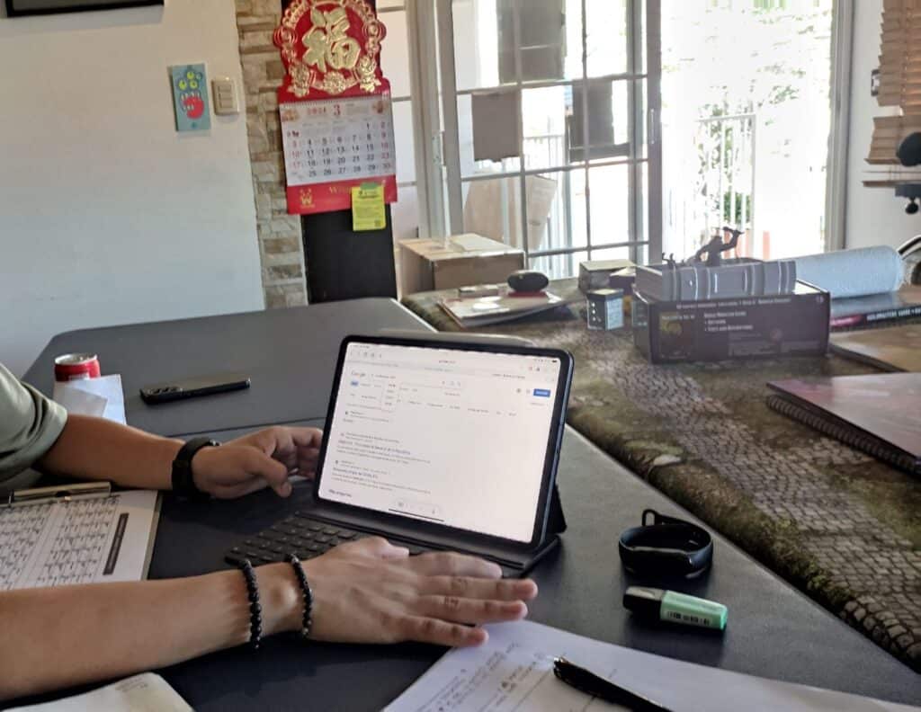 User interview photograph